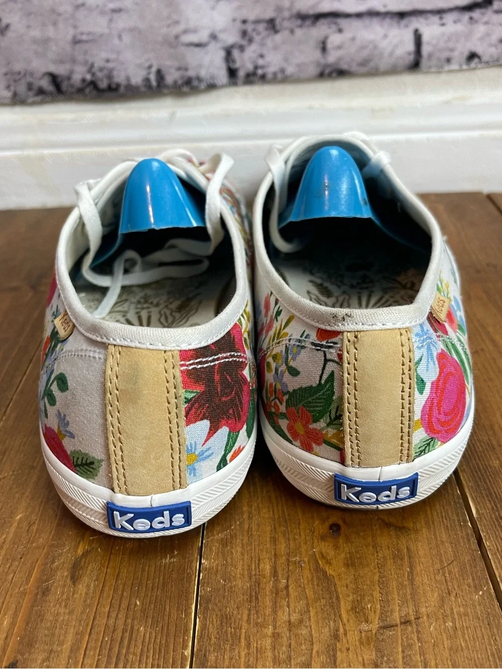 Keds x Rifle paper co Womens size 11 champion garden party canvas sneakers
